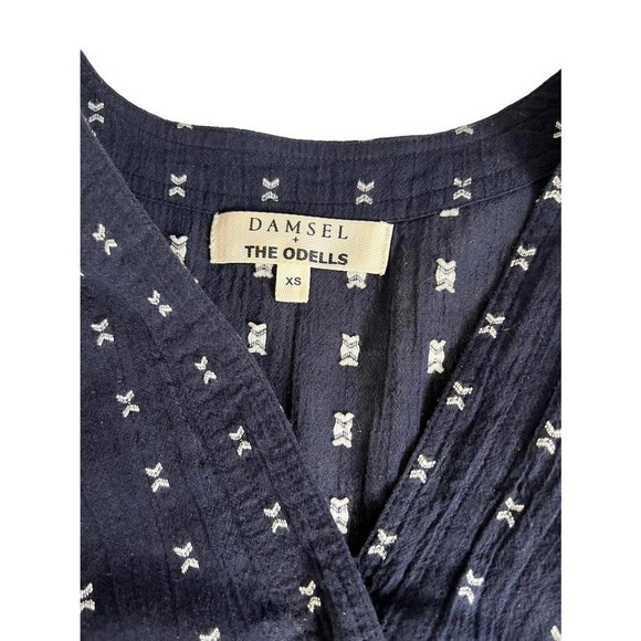 Damsel + The Odells Dress Navy White Size XS - Picture 6 of 11